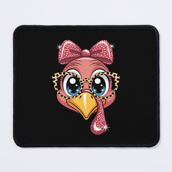 Item preview, Thanksgiving Turkey Face Leopard Glasses Women Girls designed and sold by MythWoot.