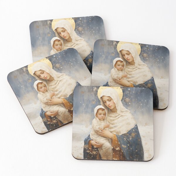 Item preview, Winter's Grace Our Lady of the Snows designed and sold by SanctifiedSouls.