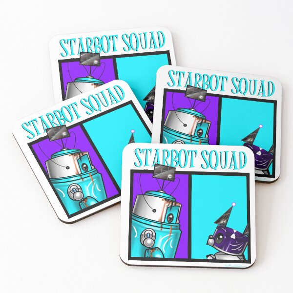 Item preview, StarBot Squad: A Bots Bestie designed and sold by MetroINKbooks.