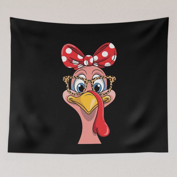 Item preview, Thanksgiving Turkey Face Leopard Print Glasses Women Girls 2 designed and sold by MythWoot.