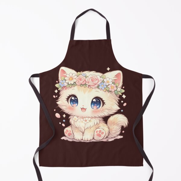 Item preview, Cute Pastel Kitty with Floral Crown designed and sold by Edge Case Studio.