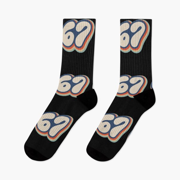Item preview, 67 - Sixty Seven Number 67 Vintage Retro Meme Six Seven Meme designed and sold by farhanhafeez.