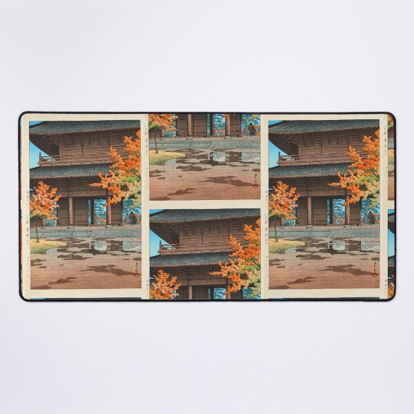 Item preview, Jigure no Ato Kyoto Nanzen-ji (After Drizzling in Autumn, Nanzen-ji Temple) by Hasui Kawase | Japanese Autumn Poster designed and sold by artofuniverse.