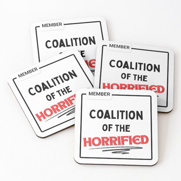Item preview, Coalition of the Horrified Member designed and sold by badburropress.