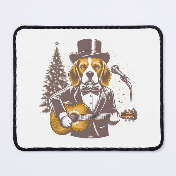 Item preview, Beagle Playing Guitar Christmas designed and sold by wmanu188.