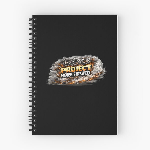 Item preview, Project Never Finished – Garage Life & Car Builder Sticker designed and sold by Wolf Garage.
