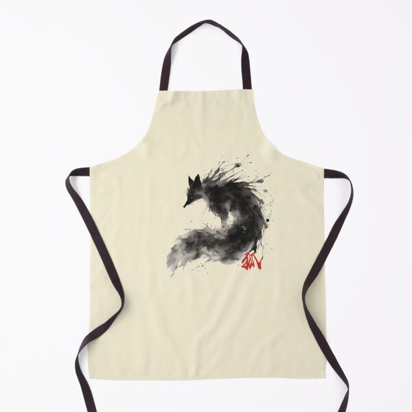 Item preview, Ink Wash Fox, Japanese Kanji designed and sold by カイトラボ.