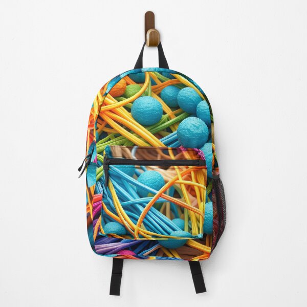 Item preview, Rainbow Fiber Tangle designed and sold by Kaleidoscope Print.