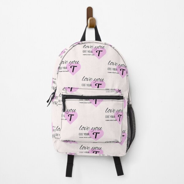 Item preview, Love You Cos Your Name Starts With T Initial Monogram designed and sold by Nordic Echo.