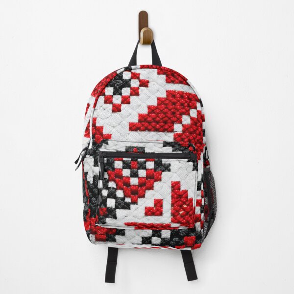 Item preview, Crimson Folk Crossstitch designed and sold by Kaleidoscope Print.