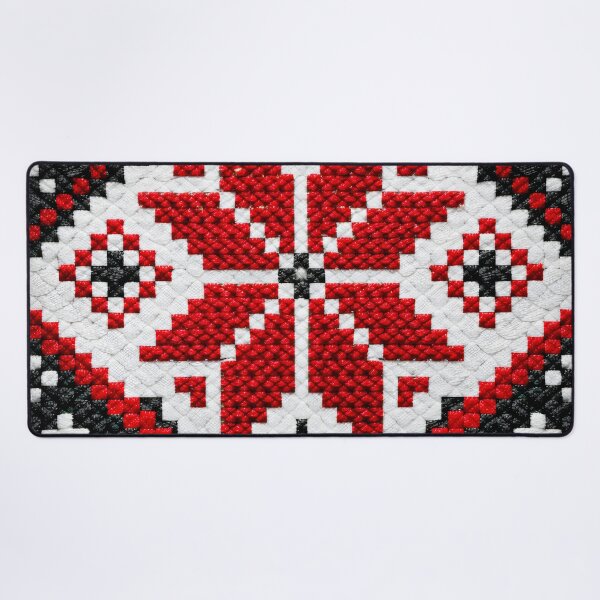 Item preview, Crimson Folk Crossstitch designed and sold by Kaleidoscope Print.
