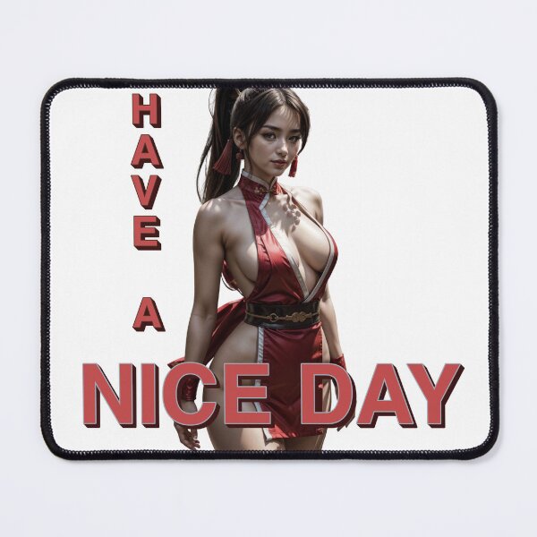 Item preview, AI Generated Asian Art Portrait | Digital Smile Aesthetic | Have a Nice Day Positive Vibes designed and sold by JonathanP514.