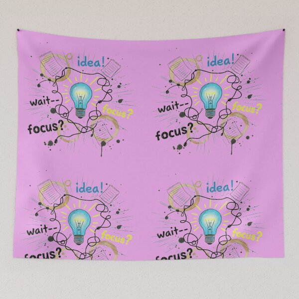 Item preview, Tangled Thoughts Scattered Focus designed and sold by MinimalistMint.