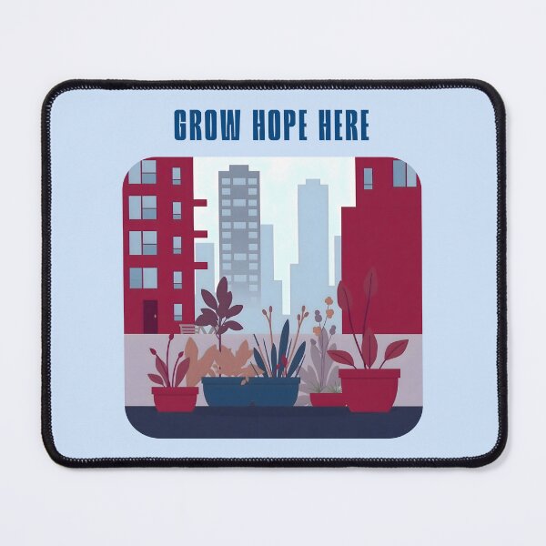 Item preview, Grow Hope Here Urban Gardening designed and sold by Sachie's Studio.