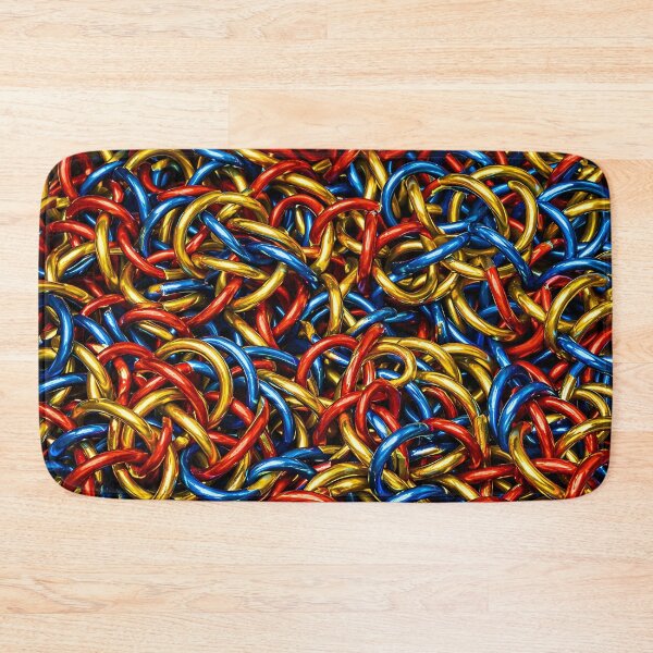 Item preview, Tri-Color Chainmail Weave designed and sold by Kaleidoscope Print.