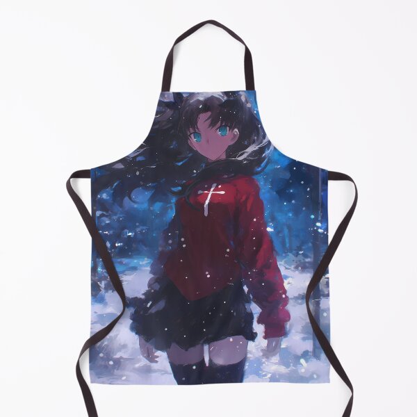 Item preview, Rin Tohsaka Fatestaynight Winter Night Snowfall Mood designed and sold by mildaclairmo.