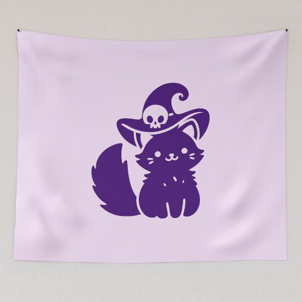 Item preview, Cute Spooky Witch Cat Halloween designed and sold by EvergreenRevolt.