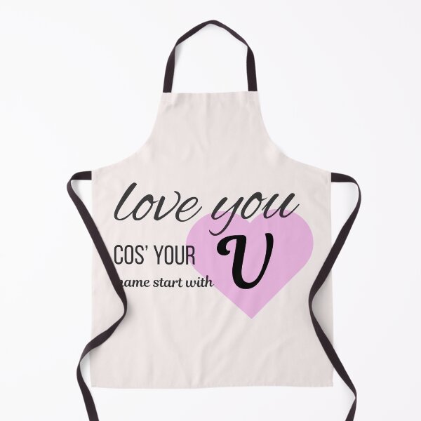 Item preview, Love You Cos Your Name Starts With V Initial Monogram designed and sold by Nordic Echo.