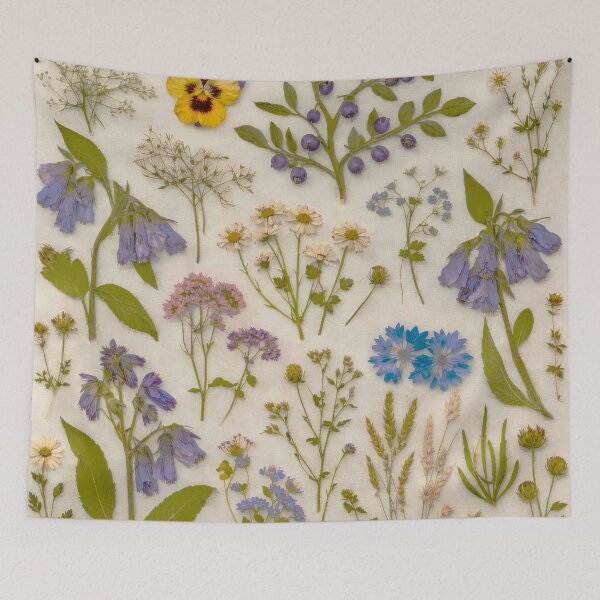 Item preview, Flat Lay Herbarium Historical Botany designed and sold by scicilysimonee.