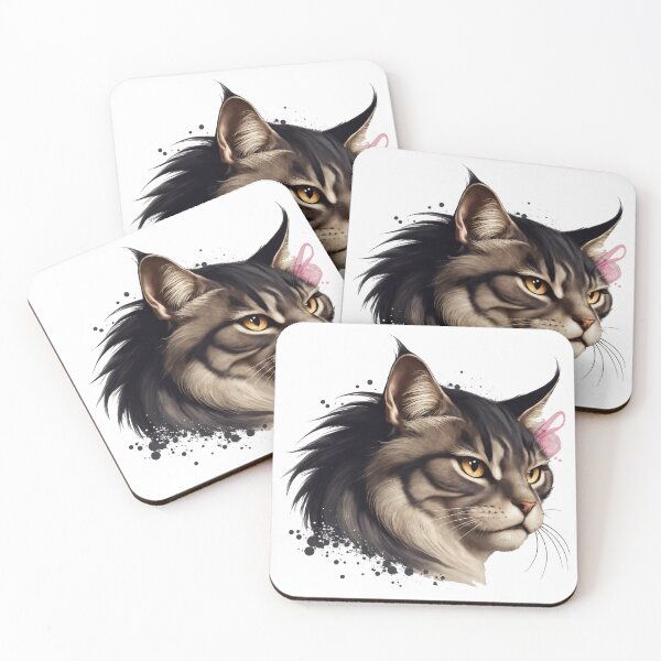 Item preview, Expressive Feline Face Closeup 5 designed and sold by Tom-Johnson.