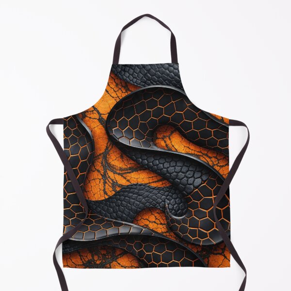 Item preview, Obsidian Serpent Hexgrid designed and sold by Kaleidoscope Print.