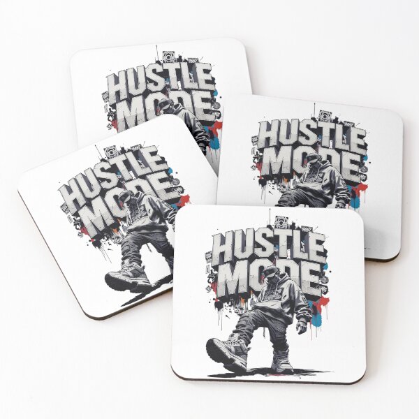 Item preview, Urban Streetwear Character With Hustle Mode Text designed and sold by newvisionart191.