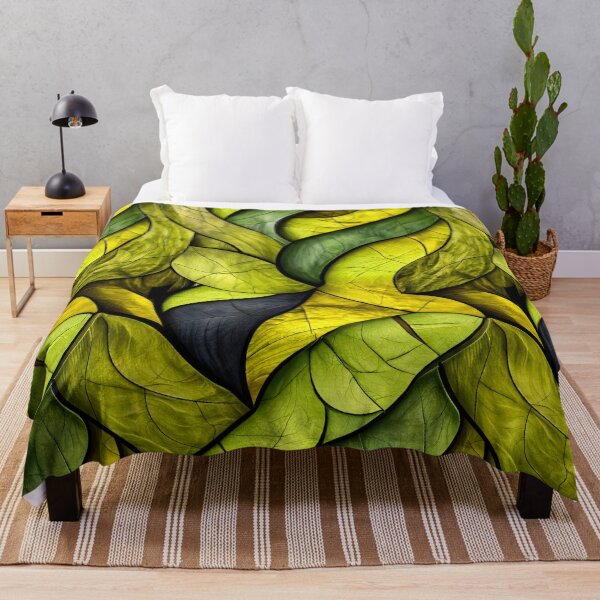 Item preview, Woven Leaf Waves designed and sold by Kaleidoscope Print.