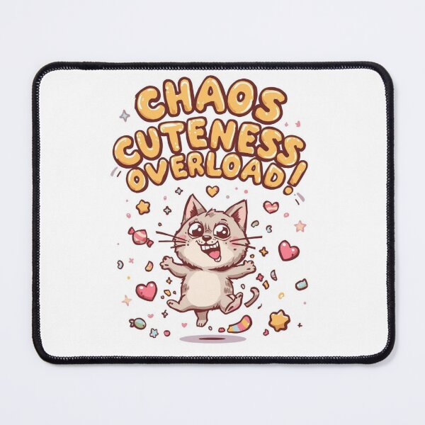 Item preview, Chaos Cuteness Overload | Funny Chaotic Kawaii Kitten designed and sold by selly1232.
