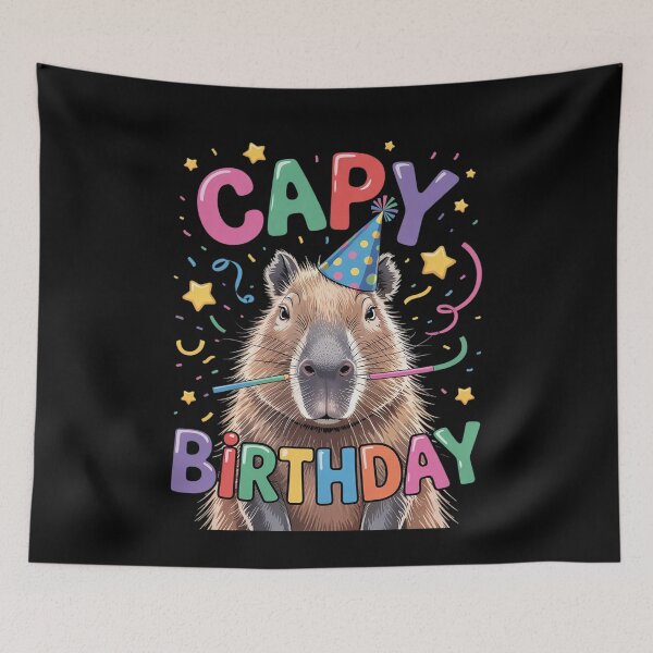 Item preview, Cappy Birthday To Me Capy Birthday13 designed and sold by AquaKiev.