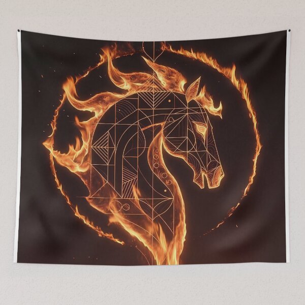 Item preview, Fire Horse Energy Art (image size 7840x11680) designed and sold by Digital-Davinci.