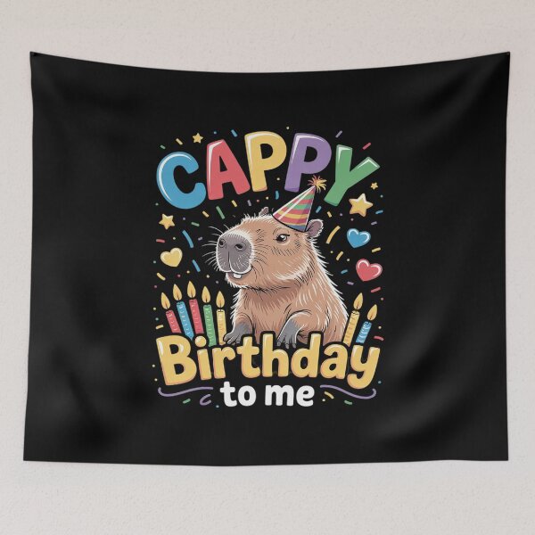 Item preview, Cappy Birthday To Me Capy Birthday20 designed and sold by AquaKiev.
