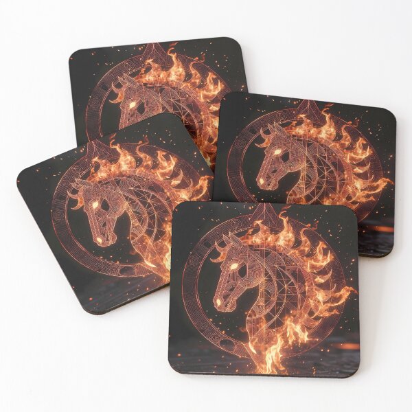 Item preview, Fire Horse Energy Art (image size 7840x11680) designed and sold by Digital-Davinci.