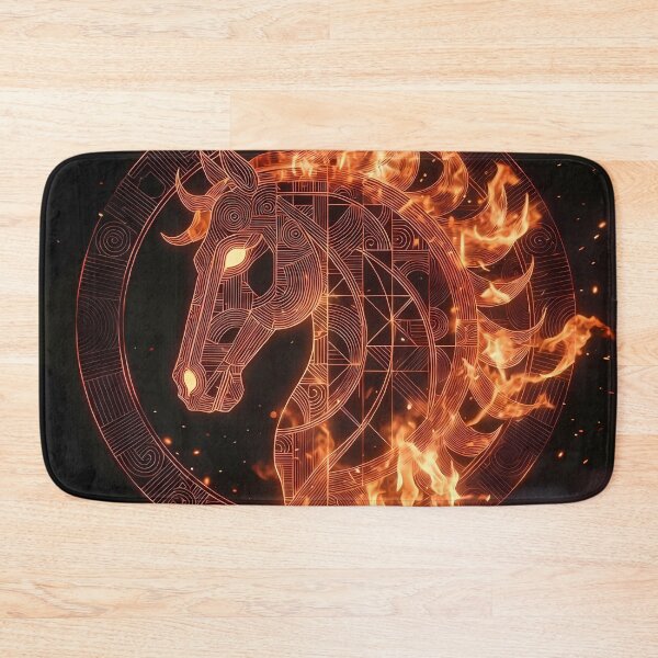 Item preview, Fire Horse Energy Art (image size 7840x11680) designed and sold by Digital-Davinci.