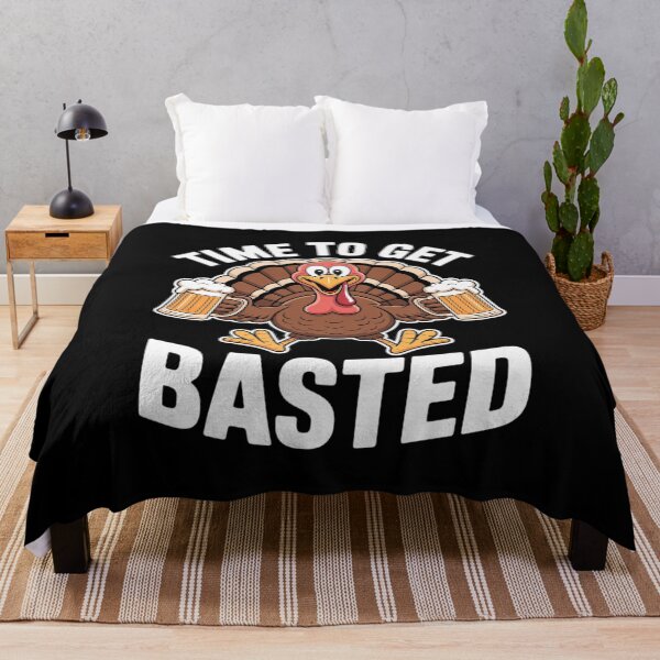 Item preview, Time To Get Basted Beer Thanksgiving Turkey designed and sold by MythWoot.