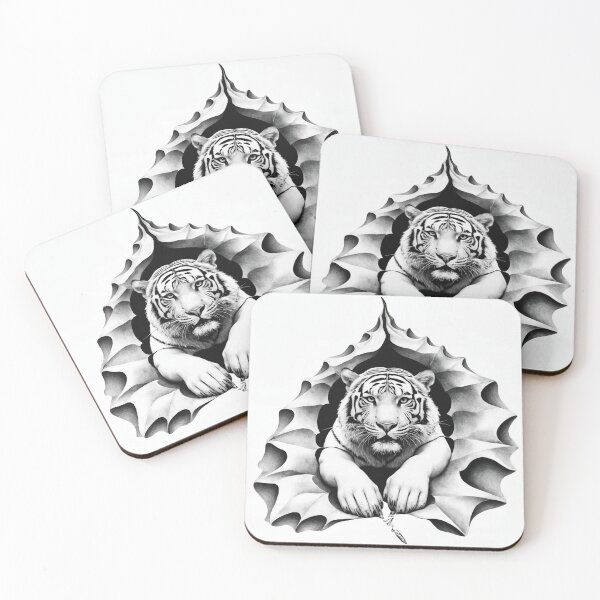 Item preview, Tiger Shattering Stone Wall 1 designed and sold by Tom-Johnson.