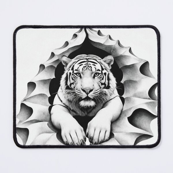 Item preview, Tiger Shattering Stone Wall 1 designed and sold by Tom-Johnson.