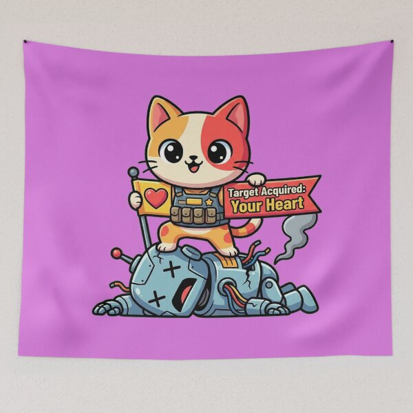Item preview, Val's Vengeance Chibi Cat Victory designed and sold by Thaivi Design.