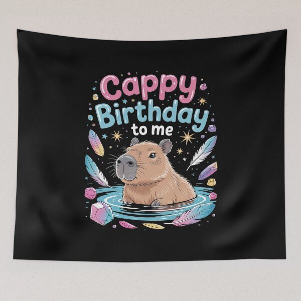 Item preview, Cappy Birthday To Me Capy Birthday22 designed and sold by AquaKiev.