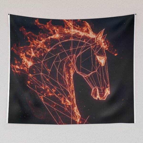 Item preview, Fire Horse Energy Art (image size 7840x11680) designed and sold by Digital-Davinci.