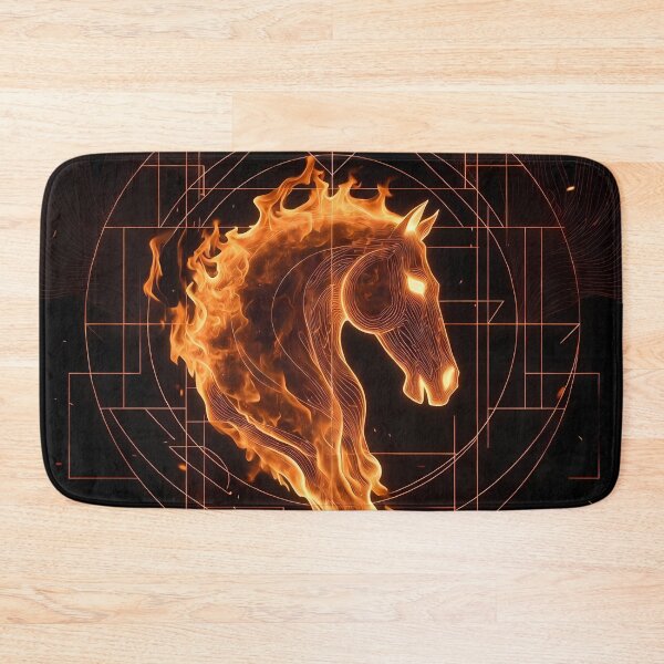 Item preview, Fire Horse Energy Art (image size 7840x11680) designed and sold by Digital-Davinci.