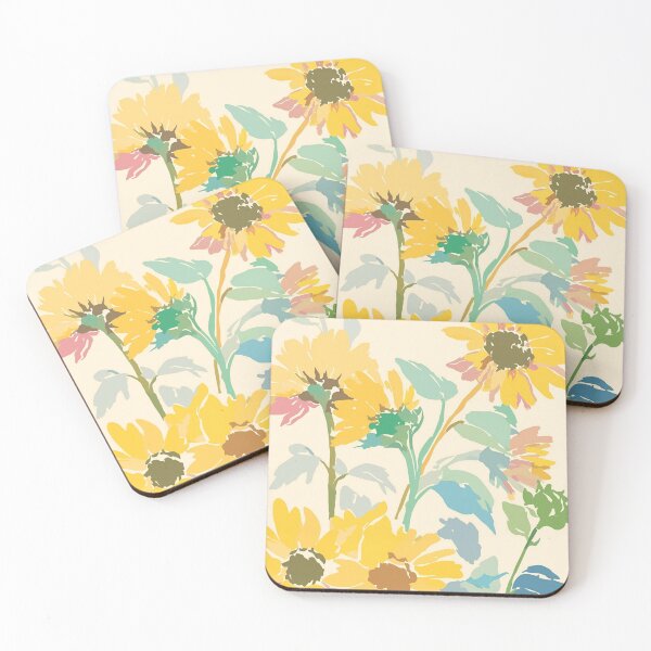 Item preview, Sunny Sunflowers Modern Pastel Floral Soft Boho Cottage Mood designed and sold by trajeado14.