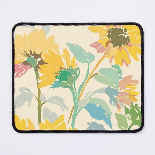 Item preview, Sunny Sunflowers Modern Pastel Floral Soft Boho Cottage Mood designed and sold by trajeado14.
