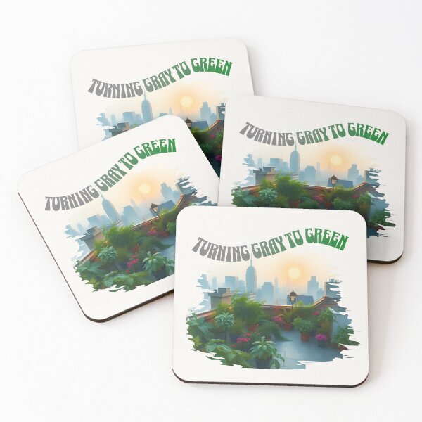 Item preview, Turning Gray to Green Urban Gardening designed and sold by Sachie's Studio.
