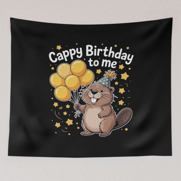 Item preview, Cappy Birthday To Me Capybara Capi Birthday Party designed and sold by MarryIsMonth.