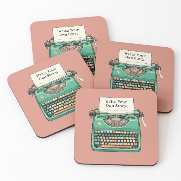 Item preview, Write Your Own Story – Vintage Typewriter Inspirational Quote designed and sold by MUKUND FASHION DESIGN.