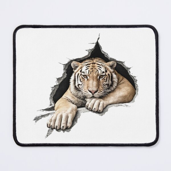 Item preview, Tiger Shattering Stone Wall 4 designed and sold by Tom-Johnson.