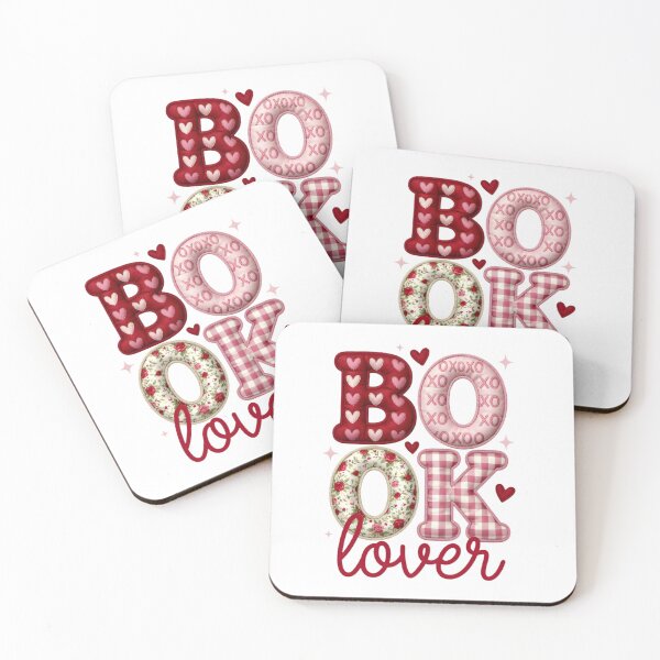 Item preview, Book Lover Typography Fabric Heart Flowers designed and sold by Astralia.