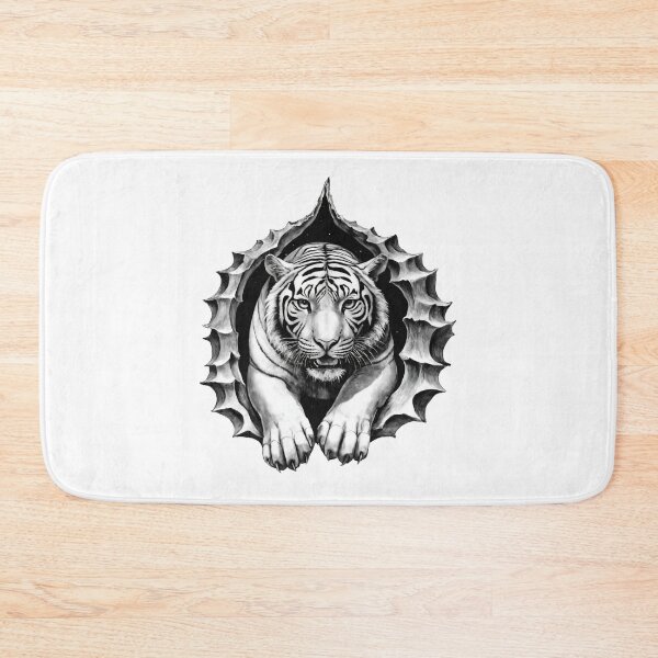 Item preview, Tiger Shattering Stone Wall 5 designed and sold by Tom-Johnson.