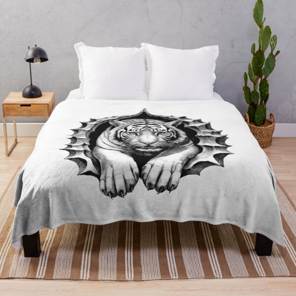 Item preview, Tiger Shattering Stone Wall 5 designed and sold by Tom-Johnson.