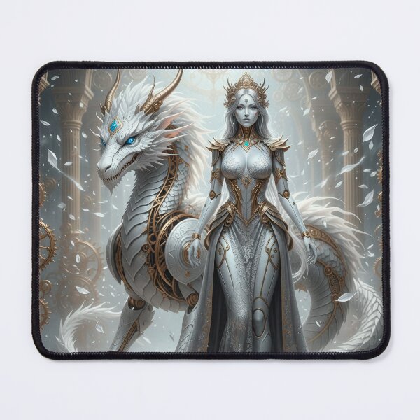 Item preview, woman and dragon designed and sold by CreativeCorez.